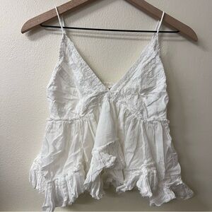 NWOT World Together Flowy Eyelet Tank Top